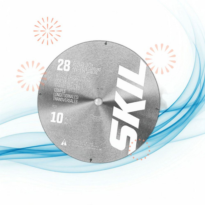 Skil 스킬 컷쏘날 TS6307 MS6305용 톱날 10인치 28T GE