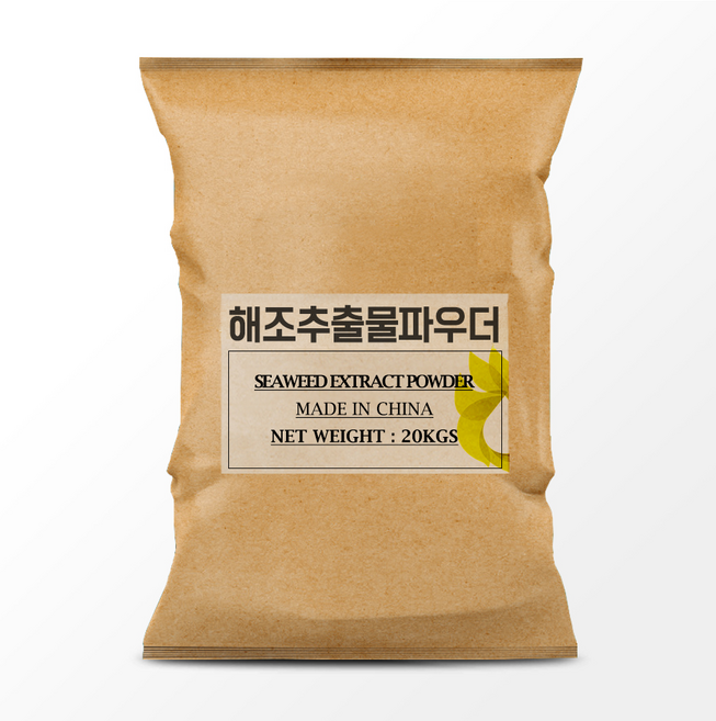 100% 해조추출물 파우더-20kg/아스코필럼노도섬 수용성 해조추출물 비료, 1개