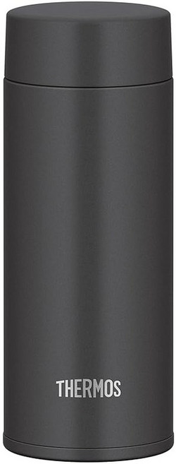 THERMOS 써모스 JOQ-351 SMB 진공단열 휴대용 텀블러 350ml 스모크블랙 식기세척기 사용가능, 1개, 상세페이지 참조