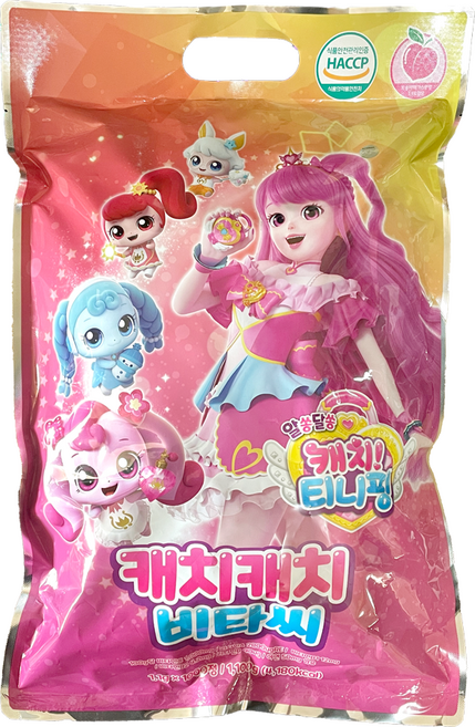 캐치티니핑 어린이 비타민 캔디 복숭아맛 1000정, 1개