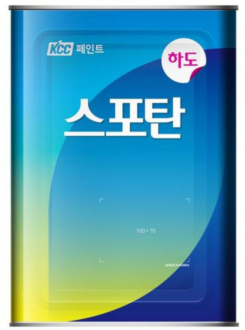 KCC페인트 바닥용방수우레탄페인트 스포탄하도(ECO) 투명 14kg, 투명(에코), 1개