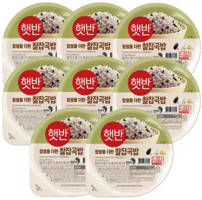 매일 찰잡곡밥, 1개, 210g