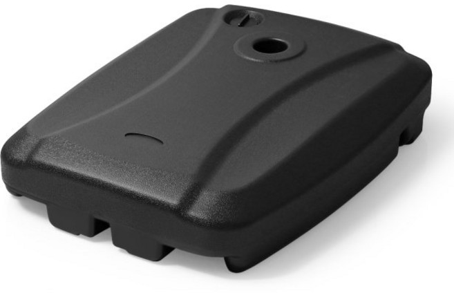 리브포어스 야외 대형 사각 파라솔 카페 테라스 정원 야외용 횡단보도 신호등 크랭크 폴딩, 80리터_물통형받침대