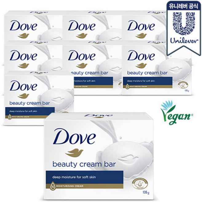 도브 비누 대용량 135g x 8개, 8개입