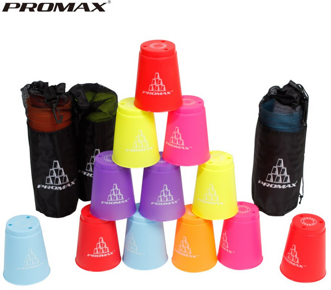 프로맥스 스마트 스태킹컵, 네온, 1세트