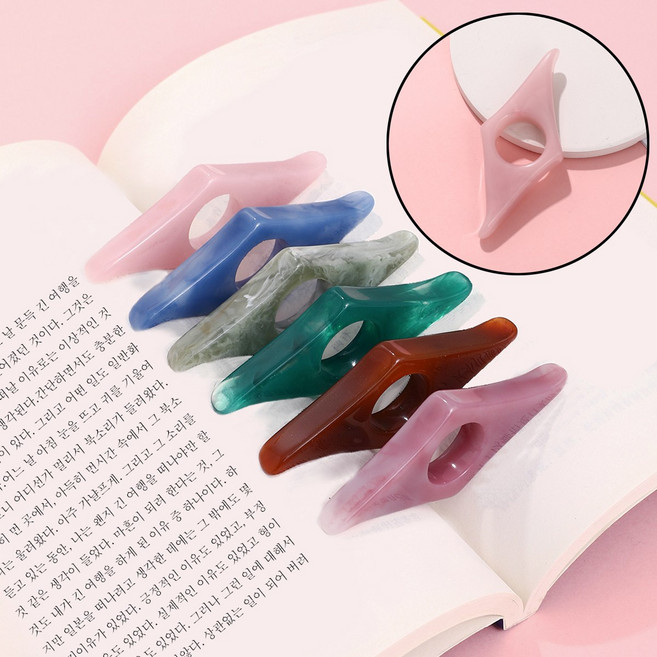 독서링 북홀더링 북링 독서템 책 고정 집게 용품 공시생 수험생 선물 책링 북마크 굿즈, 1개, 핑크