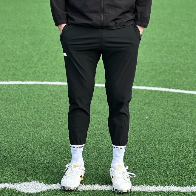 예스브로 남녀공용 쿨링 스판 많은 축구 조거 팬츠