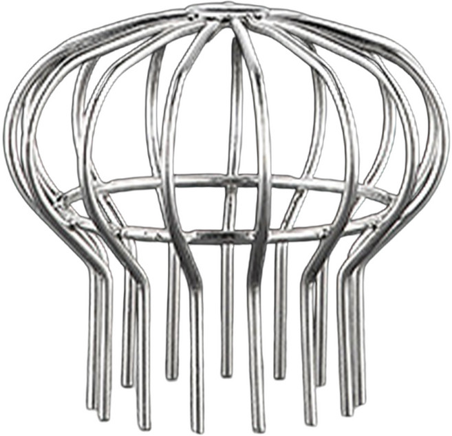 아모란나 스테인레스 낙엽방지망 우수관 지붕 배수관 낙엽방지 거름망 그물망 트랩필터 낙엽망, 1개