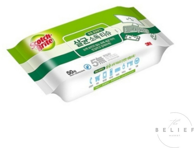 3M 뉴쿼트플러스 살균소독 티슈 50매 1개