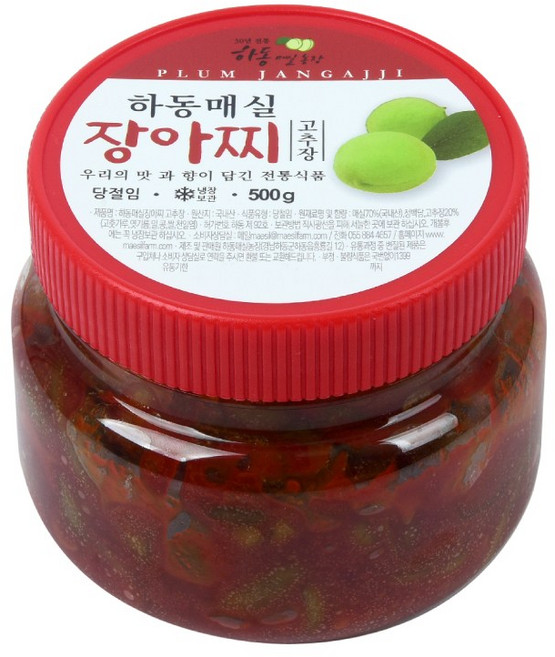 하동매실 고추장장아찌 밥반찬 500g 1병, 1개