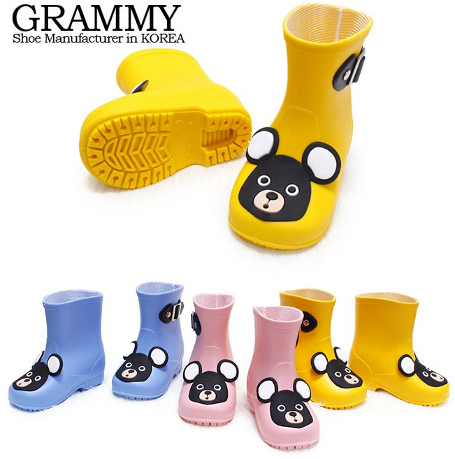 그레미 몽몽이 유아 아동 어린이 키즈 장화 레인부츠 국내생산 방수신발 (130-180mm)