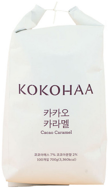 코코하 수제 아몬드 버터 카라멜 7g x 100개입, 100개