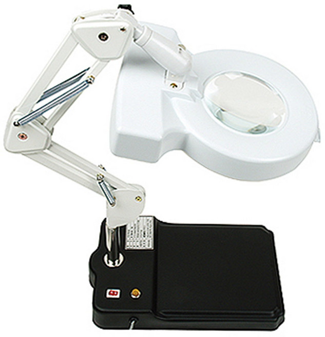 한도 테이블형 조명확대경 K-SKKB-3X 3배율 1EA 다목적확대경 확대경 탁상형확대경 미니확대경 다용도확대