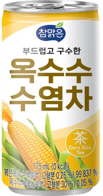 참맑은 옥수수수염차, 175ml, 30개