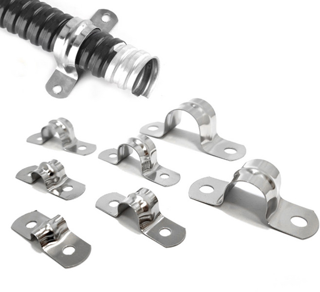 새들 파이프 고정 U형 클립 5mm-20mm 스텐 옴고정구 클램프 배관, IW490.선택 6 - 새들파이프 고정 16MM, 1개