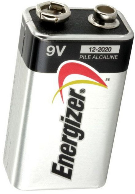 Energizer 勁量 鹼性 電池 9V, 1粒, 1粒