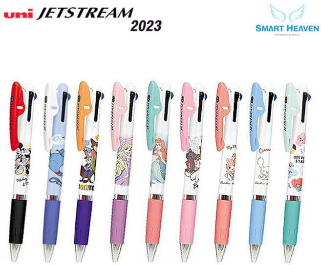 (NEW) 유니 제트스트림 3색 볼펜 캐릭터 2023, 칩앤데일 스위트