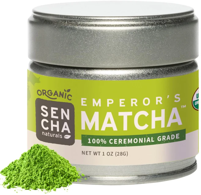 센 차 내추럴스 유기농 말차 녹차 가루 의식용 등급 첫 수확 주석 1온스(1팩), Matcha, 1 oz, 1개, 28g - 쿠팡