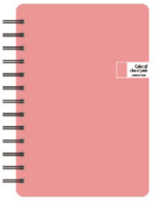 톡톡팬시 CMYK 컬러 스프링 노트, PINK (핑크), 8개