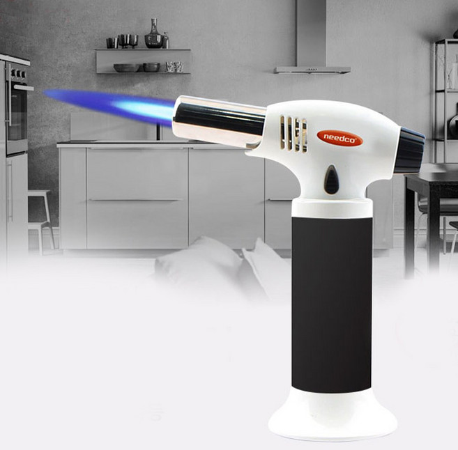 니드코 요리용 미니 가정용 가스 토치 부탄가스 연결 토치 휴대용 주방 음식 요리 살균 가열 숯불 장작 점화 열처리, 1개