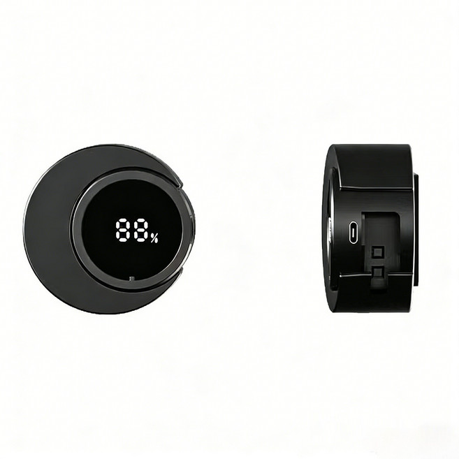 SUUNI 칫솔살균기 가정용 칫솔걸이 소독 살균 세척기 강력한 자외선 살균 무선 충전, 블랙, YQ-S0