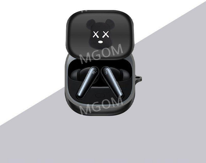 사운드코어 리버티5 케이스 호환 보호 커버 Soundcore Liberty 5 실리콘 무선, 블랙(케이스만), 1개