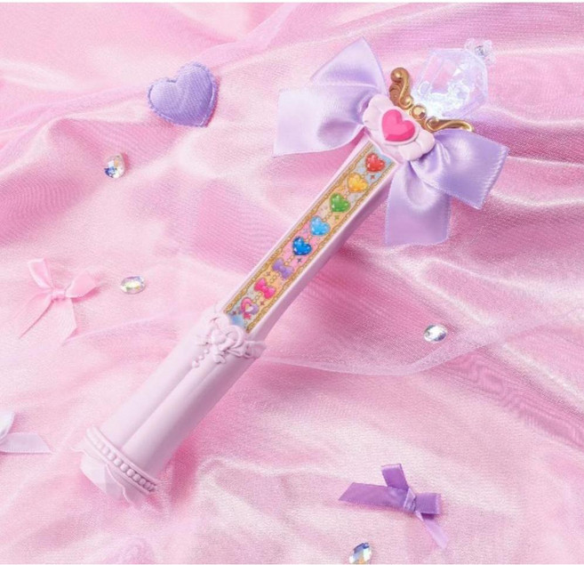 반다이 원더풀 프리큐어 완다 후루푸리큐아 변신 요술봉 굿즈, 1개