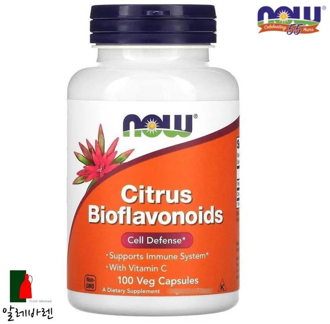 나우푸드 시트러스 바이오플라보노이드 캡슐, 1개, 100정 - 쿠팡