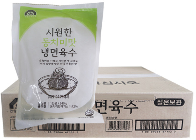 한상가득 시원한 동치미맛 냉면육수 330g 30개 1박스