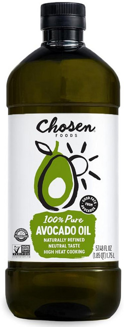 Chosen Foods 100% 순수 아보카도 오일, 1.75L, 1개