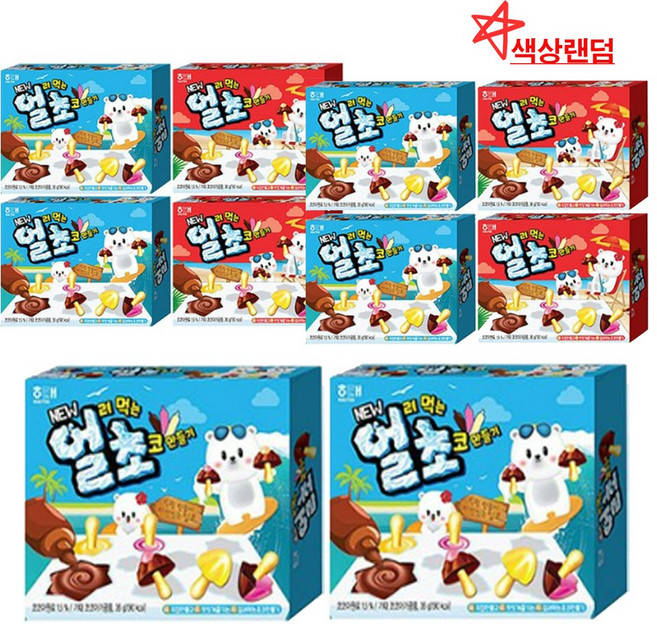 해태 얼초 얼려먹는초코만들기 36g 묶음행사, 해태 얼려먹는 초코만들기, 10개