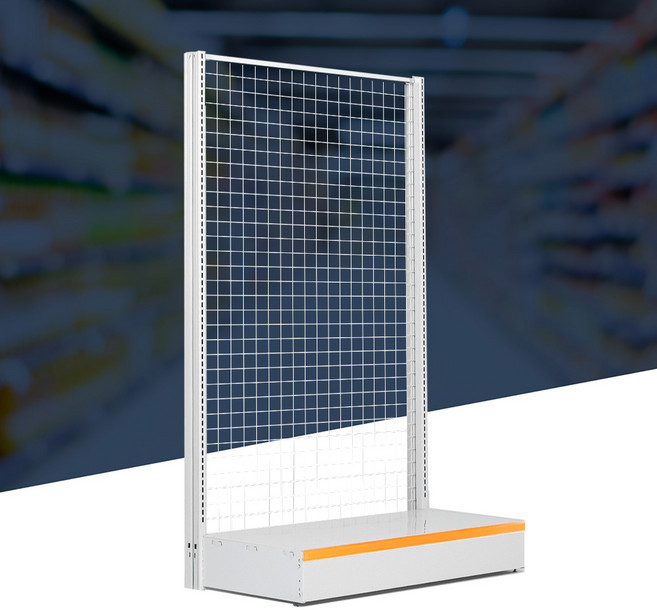 곤도라 진열대 편의점 슈퍼 마트진열대 약국 휴게실 과자 상품 진열대 1단, 900, 밑선반330, 1600 벽앤드 독립형, 1개