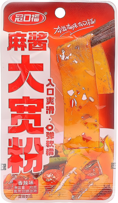 중국간식 관코푸 대관펀 향라맛 즉석 넙적당면 중국당면, 30g, 10개