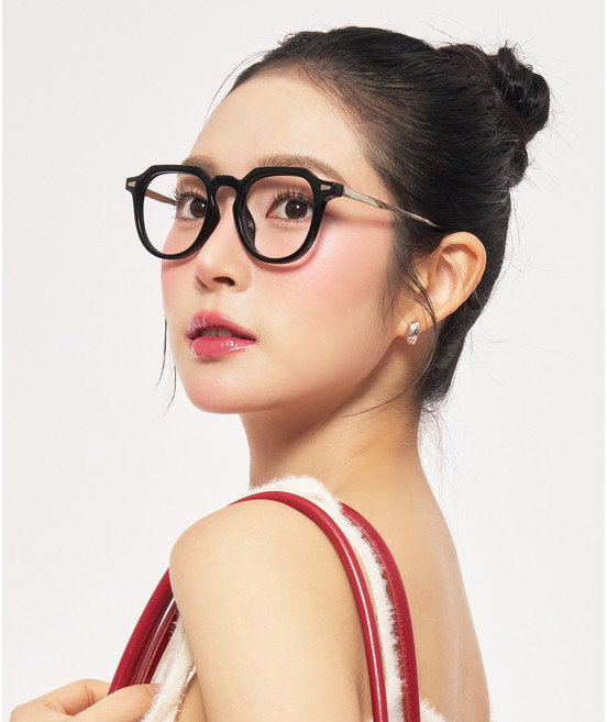 리끌로우 X.DAY 2컬러 뿔테안경 빅사이즈 남여공용 패션안경