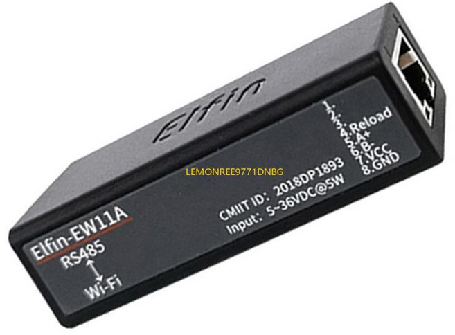 D7YC ELFIN-EW11/ELFIN-EW11A-0 무선 네트워킹 장치 MODBUS TPC IP 기능 RJ45 RS485 TO WIFI SERIAL SERVER, 01 CHINA, 01 Without antenna, 1개