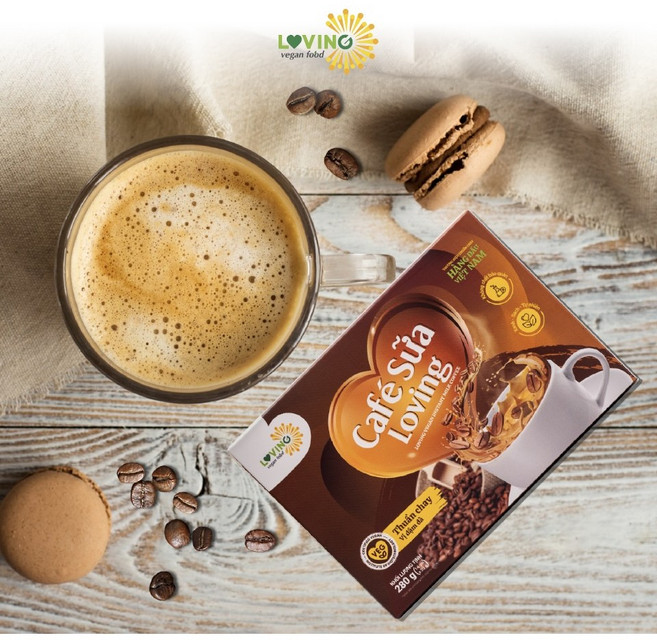 베트남 비건 커피믹스 카페쓰어러빙 Cafe Sua Loving 280g, 1팩