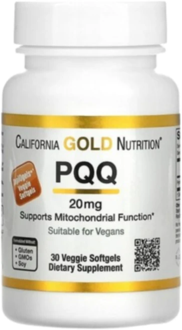캘리포니아 골드 뉴트리션 CGN PQQ 20mg 30정, 30캡슐(1통), 1개 - 쿠팡