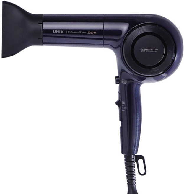 유닉스 어반 전문가용 헤어드라이어기 고출력 2000W UN-A1772, 네이비