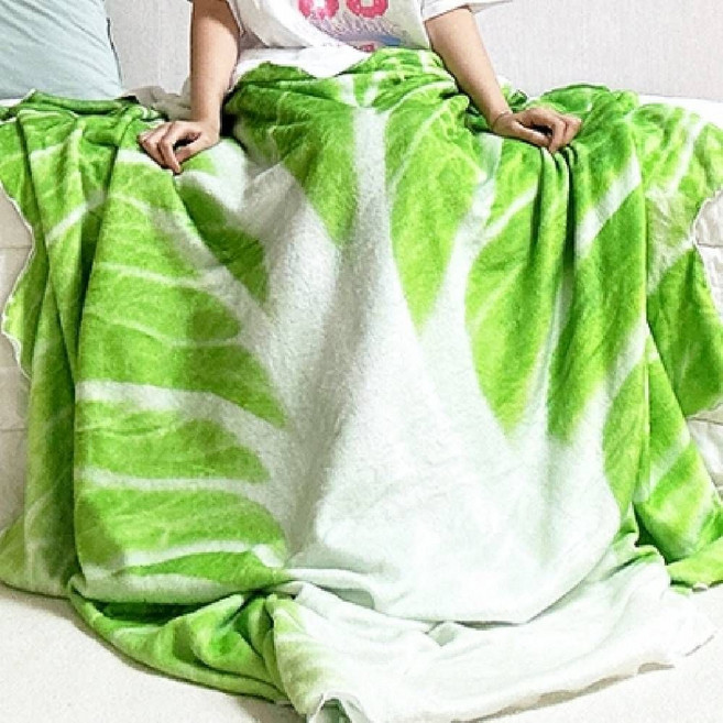 대-배추이불 특이한담요 웃긴담요 담요이불 무릎담요 2302EA