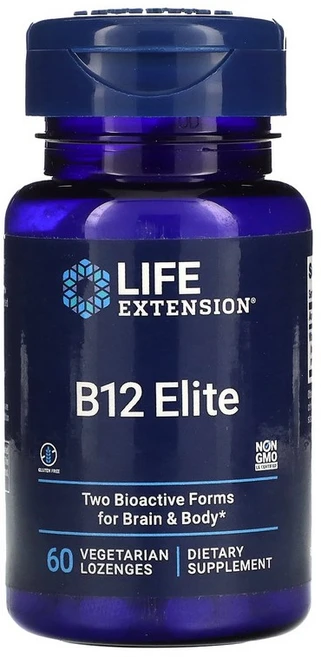 라이프익스텐션 B12 엘리트 베지 사탕 60정, 1개 - 쿠팡