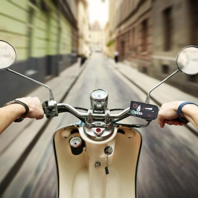 전기 자전거 용 LED 디스플레이 790 6 와이어 케이블 컨트롤러 ebikes 패널 부품이있는 D7WD, 06 36V B Plug