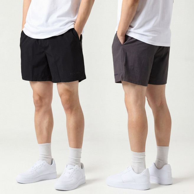 오로꼬 1+1 남자 아이스 액티브 쇼츠 쿨링 여름 데일리 반바지