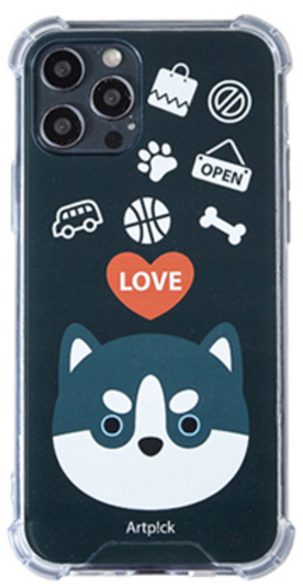 헬리움 러브독 에어쿠션 범퍼 케이스 갤럭시A(1)