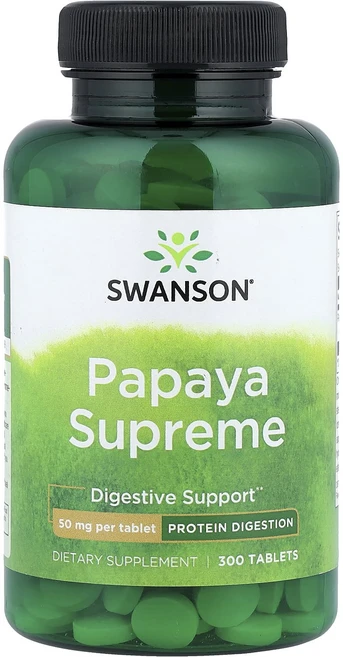새해 첫좋은선물 Swanson 파파야 수프림 50mg 300정 제대로 할인합니다 - 쿠팡