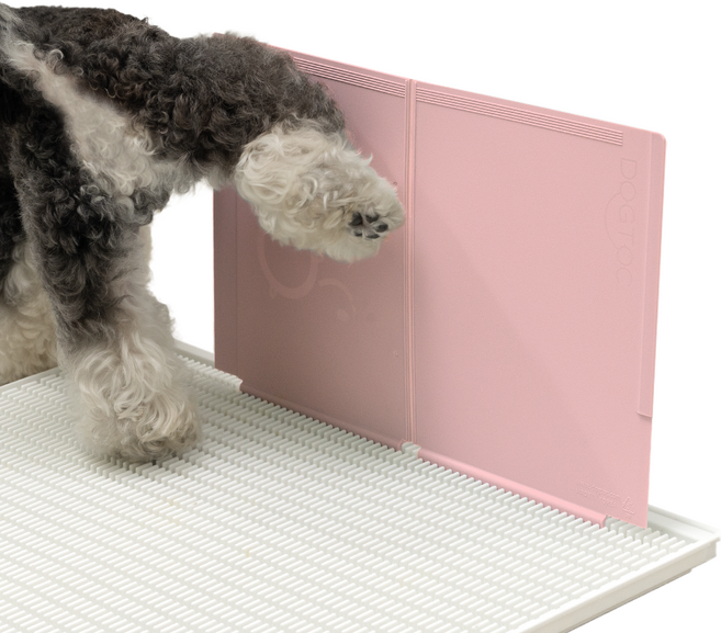 독톡 마킹수비대 강아지 용품, 페일핑크, 1개