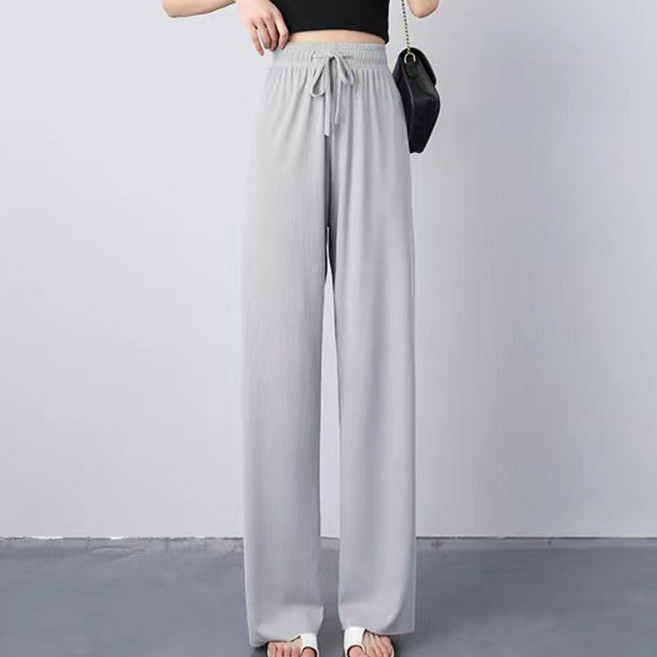 로로스키니 여자 와이드 아이스 쿨 냉감 바지 여름 일자 슬랙스 LS0001