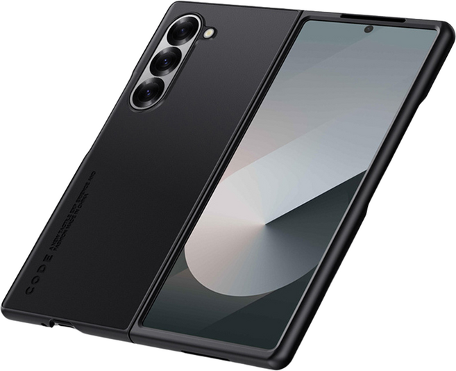 AROEREV 삼성 Z폴드6 폴더블 케이스 적용 Galaxy zfold5 슬림 솔리드 가죽 케이스