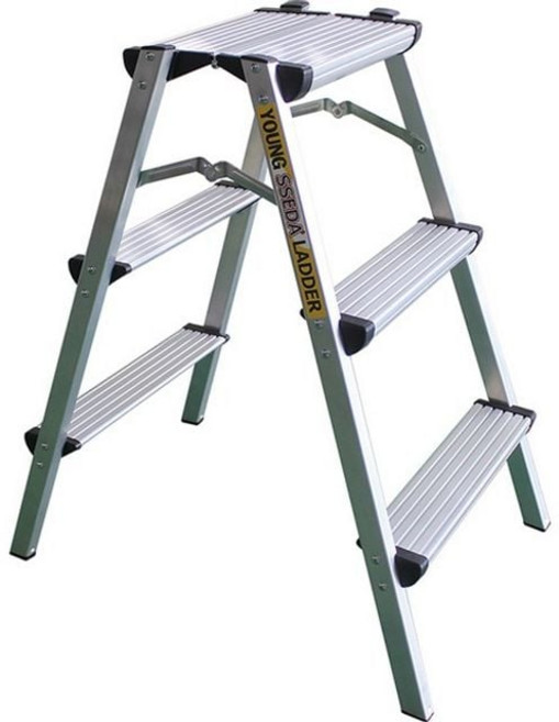 알루미늄 광폭 사다리 3단, 본상품, 1