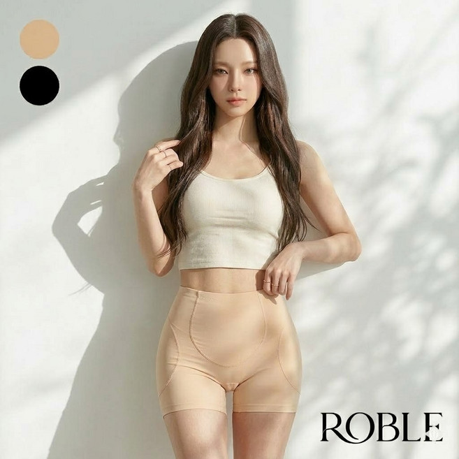 로블레 자연스러운 골반뽕 속바지 여성 엉뽕 팬티