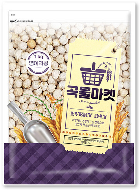 [더프레시] 곡물마켓 병아리콩 1kg, 1개
